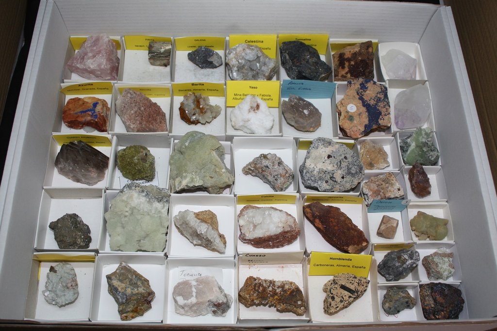 lote minerales varios 39 unidades