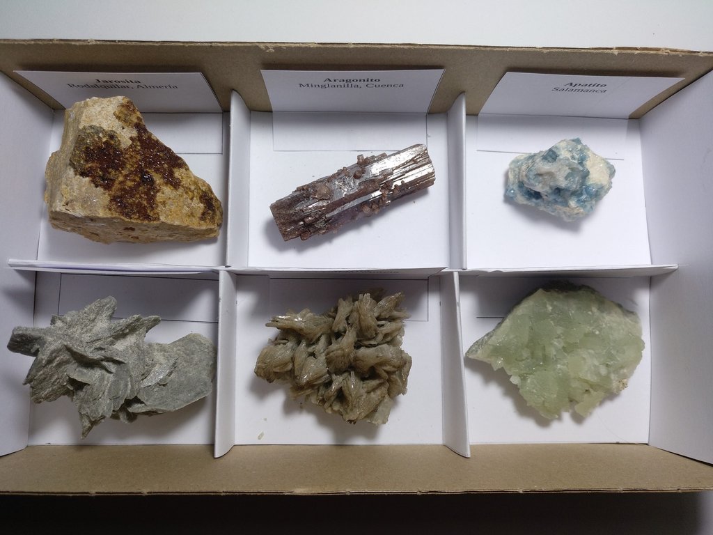 COLLECTION OF 6 SPANISH MINERALS Nº 1
