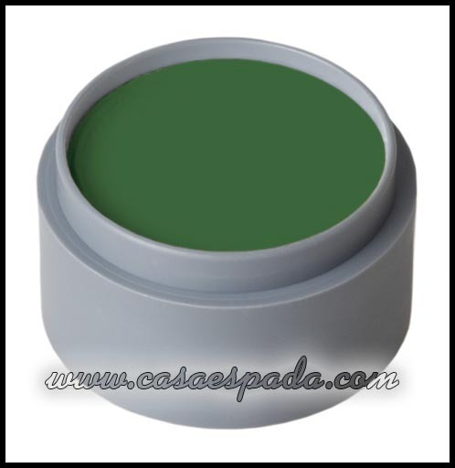 Maquillaje agua tarro verde hierba grimas