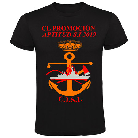 Camiseta de manga corta serigrafiada con el diseño personalizado para la ''CL PROMOCIÓN APTITUD S.I 2019 - C.I.S.I.''\\n\\n10/07/2020 15:38